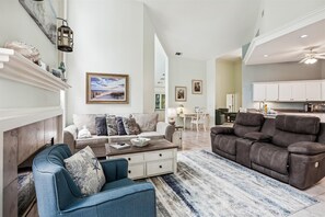 Een smart-tv en een kantoor