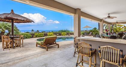 🏖️Amazing Upscale Home | Private Pool, Yard, Outdoor Pond | Gorgeous Ocean Views
