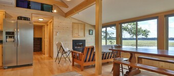 Luxe Bayfront Cabin w/ Stunning Views & Shared Dock- Ideal for Hunting & Fishing