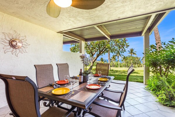 Outdoor dining