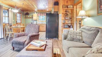 TV, fireplace, DVD player