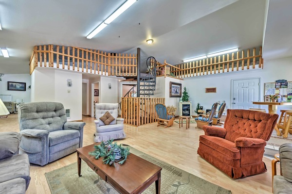 Interior | Open Floor Plan | Free WiFi | Window A/C Units