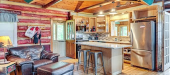 Dock, Fire Pit: Historic Lakefront Cabin in Mercer