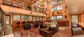 Private Retreat in the Woods on 20 Acres!  Grand Lodge with 8 Studio Cabins!!