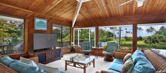 Watson Home: 4 BR / 3 BA casa a Hanalei, 8 posti letto