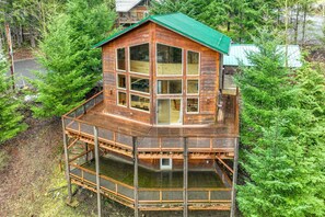 Exterior - 'Grizzly Tower' Packwood Cabin w/ Hot Tub! (Packwood)