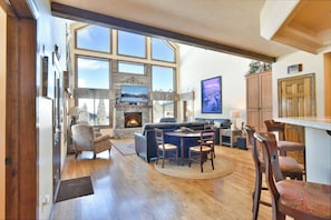 TV, fireplace, video game console, DVD player - Viking Vista Retreat Luxury Home: Great Views (Breckenridge)