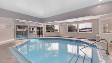 Indoor pool, a heated pool