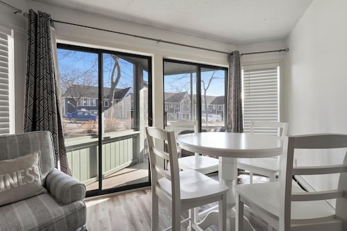 Small dog friendly | Downtown Charlevoix Condo | Indoor/Outdoor Pool