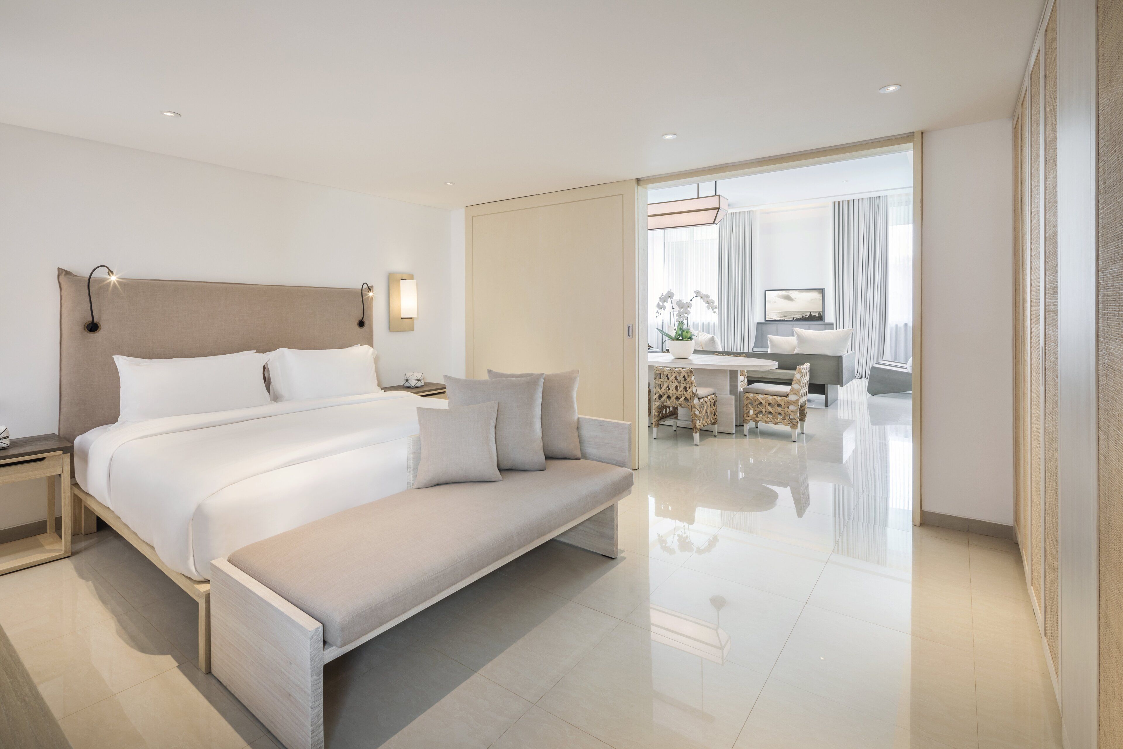 1 bedroom, egyptian cotton sheets, premium bedding, down duvets