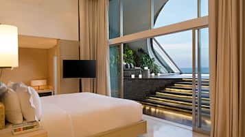 Seprai katun Mesir, seprai premium, dan selimut bulu angsa