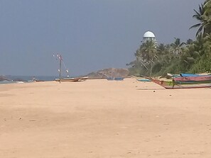 Nära stranden och strandhanddukar