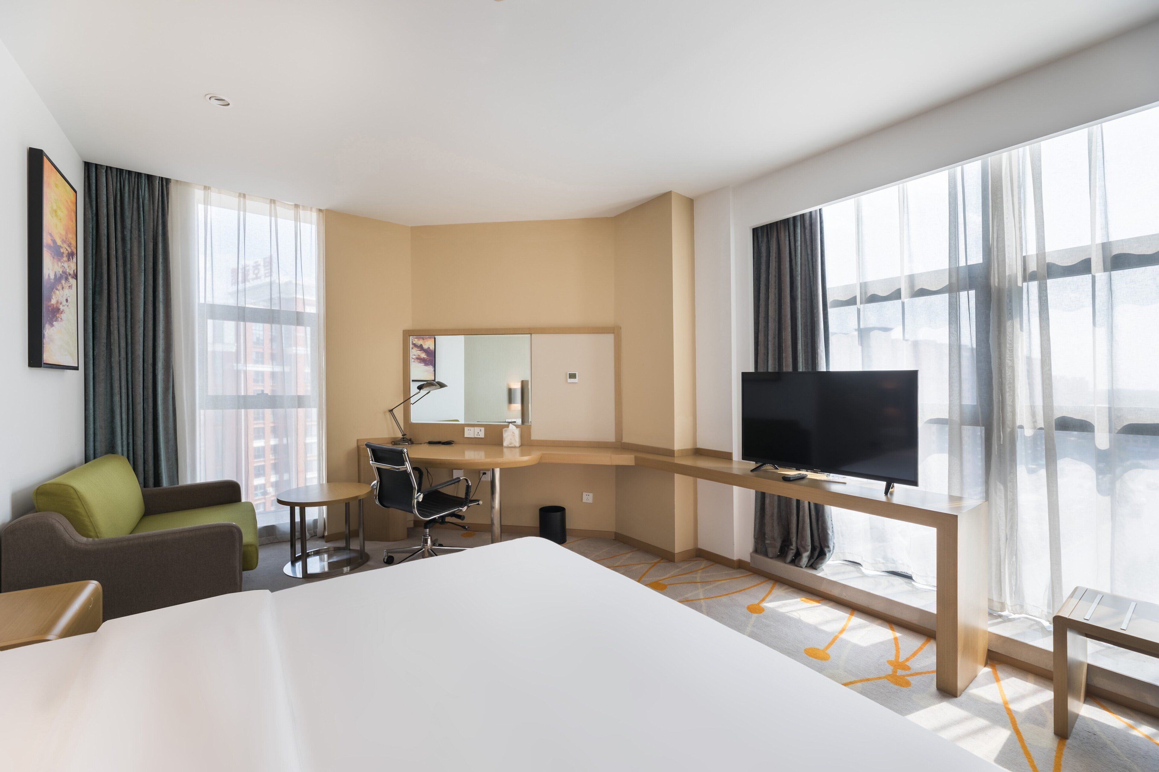 minibar, in-room safe, desk, blackout curtains