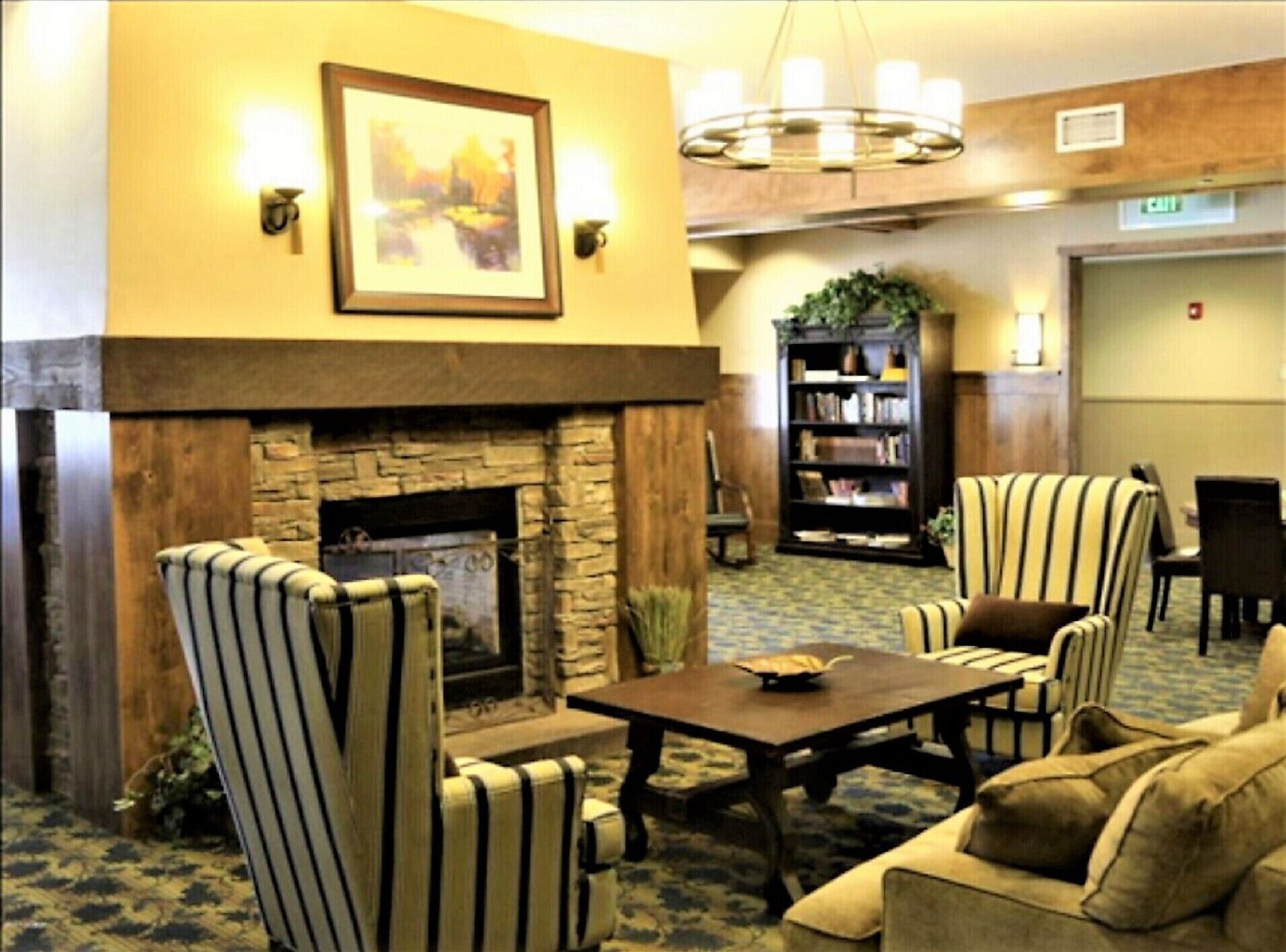 TV, fireplace, DVD player, table tennis