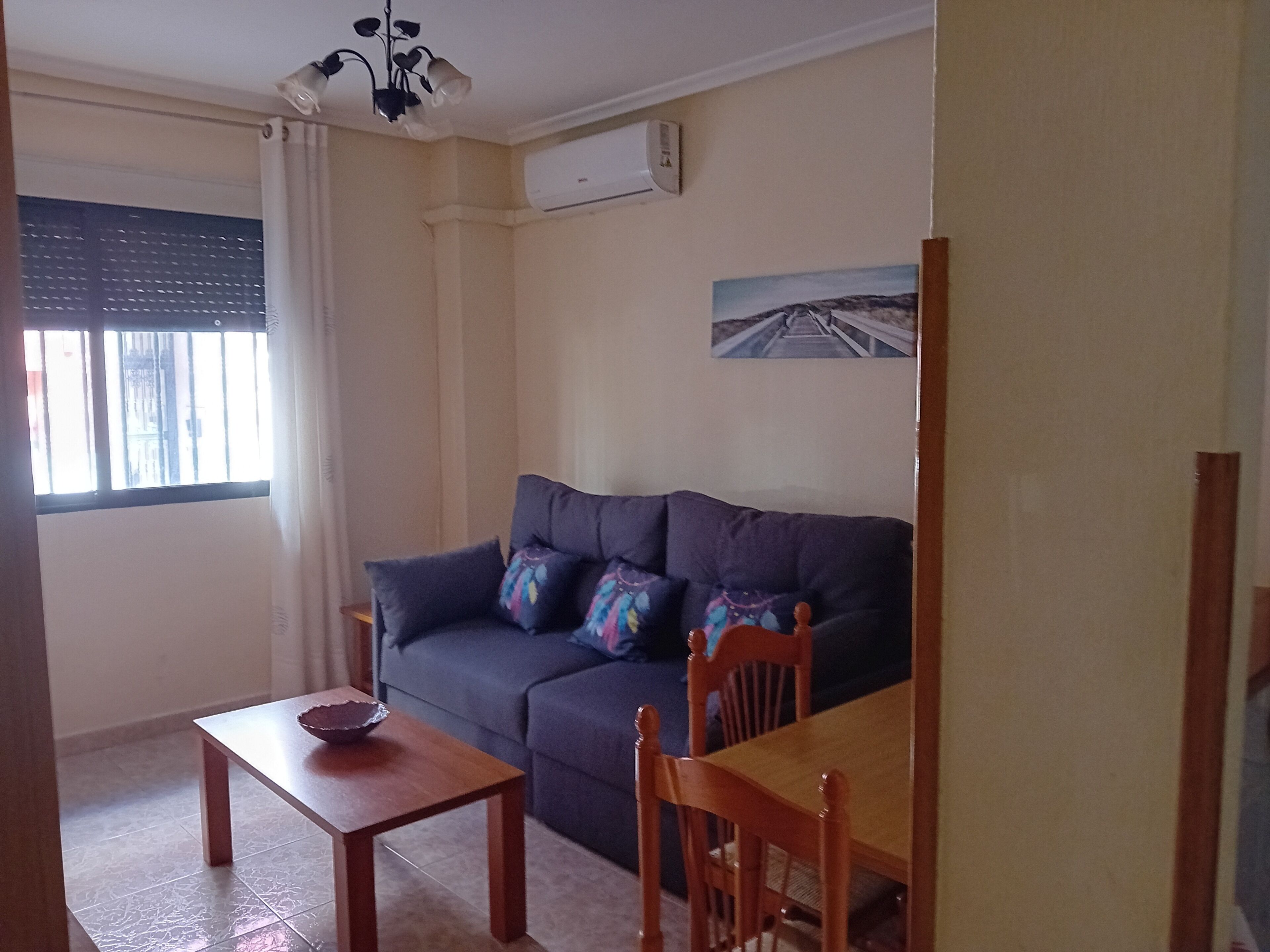 A section of the spacious, sunny lounge.