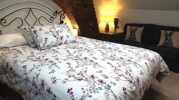 Phòng Deluxe | 1 phòng ngủ, bộ trải giường bằng vải cotton Ai Cập