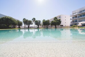 Outdoor pool - Marina Apartment | Poolside Balcony | Walk to Town & Beaches (Lagos)