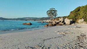 Beach nearby, sun-loungers