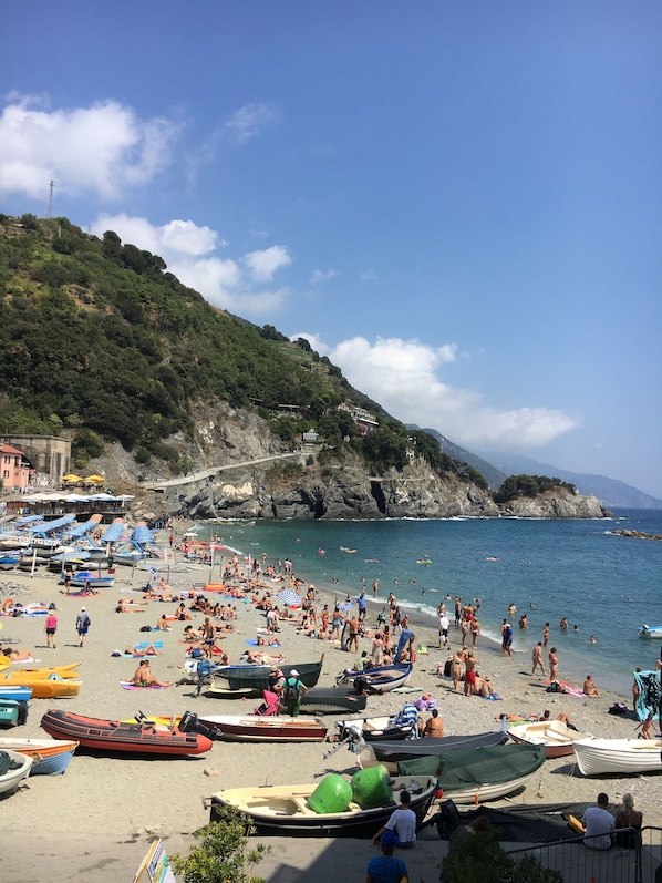 Beach nearby, beach towels