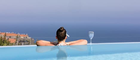 Una piscina riscaldata