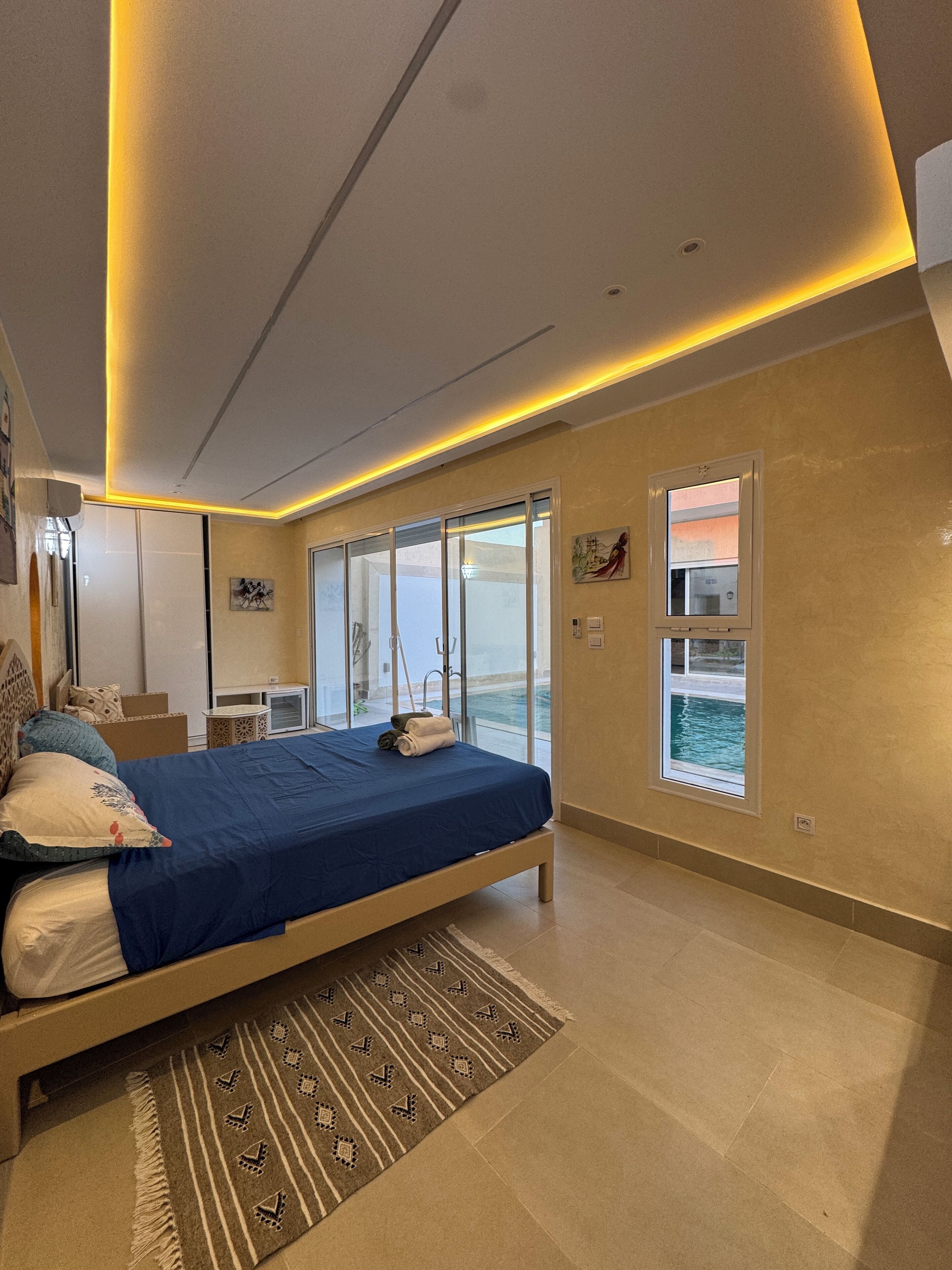 2 bedrooms, iron/ironing board, free WiFi, bed sheets