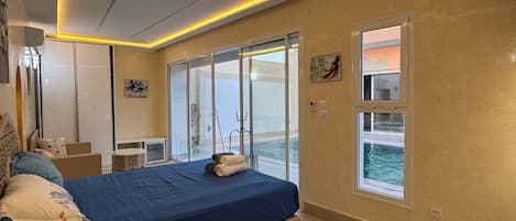 2 habitaciones, tabla de planchar con plancha y wifi gratis