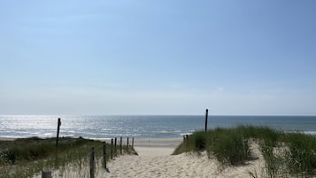 Beach nearby, sun-loungers