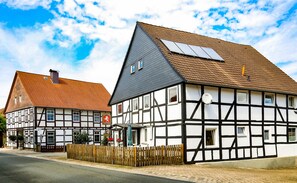 Exterior - Historic coach house is looking forward to two and four-legged friends (Coppenbrügge)