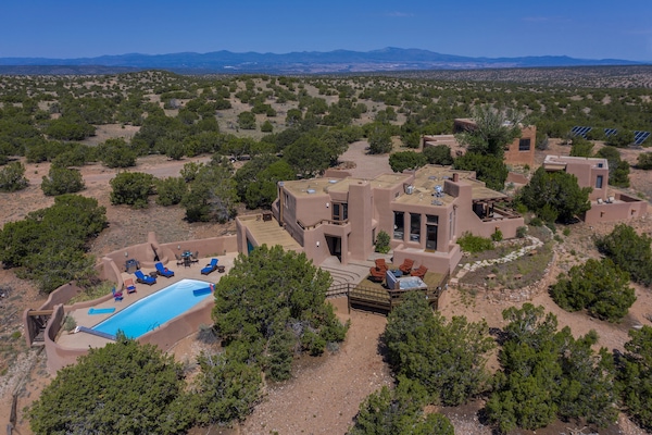 Aerial view of Hilltop Santa Fe