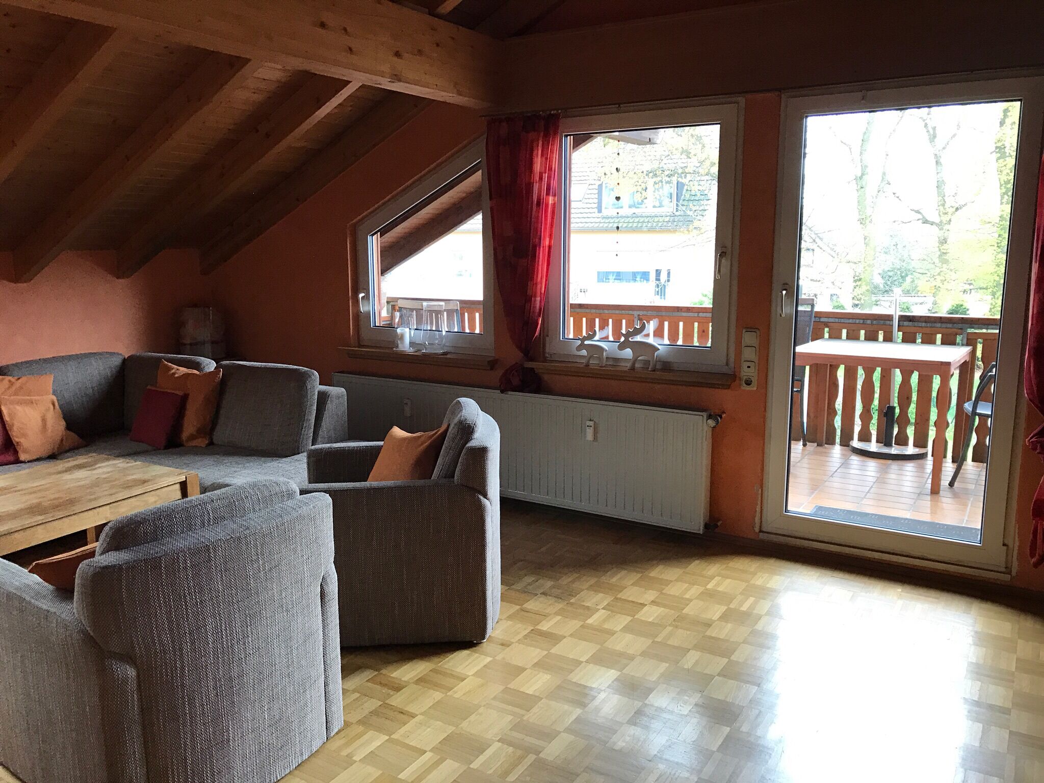 Blick von der Unterkunft