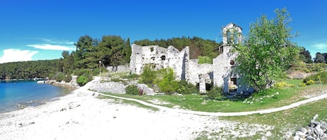 Liegestühle, Strandtücher