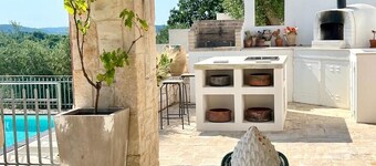 Boutique Trullo/Villa. Private pool and outdoor kitchen. Elevated sunset views. 