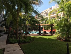 Alberca al aire libre 