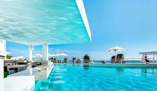 A heated pool - #3000-Tim’s Ocean Condos – Beachfront – 2 Private Terraces & Stunning Views! (Cancun)