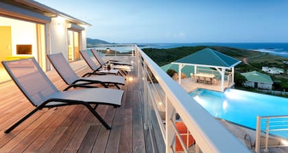 Les Alizés, magnífica villa con impresionantes vistas.