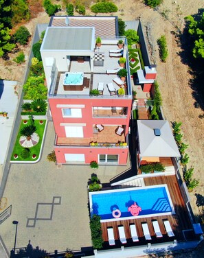 Exterior - VILLA ARYA with private heated pool, gym, sauna, roof hot tub near the sea. (Podstrana)