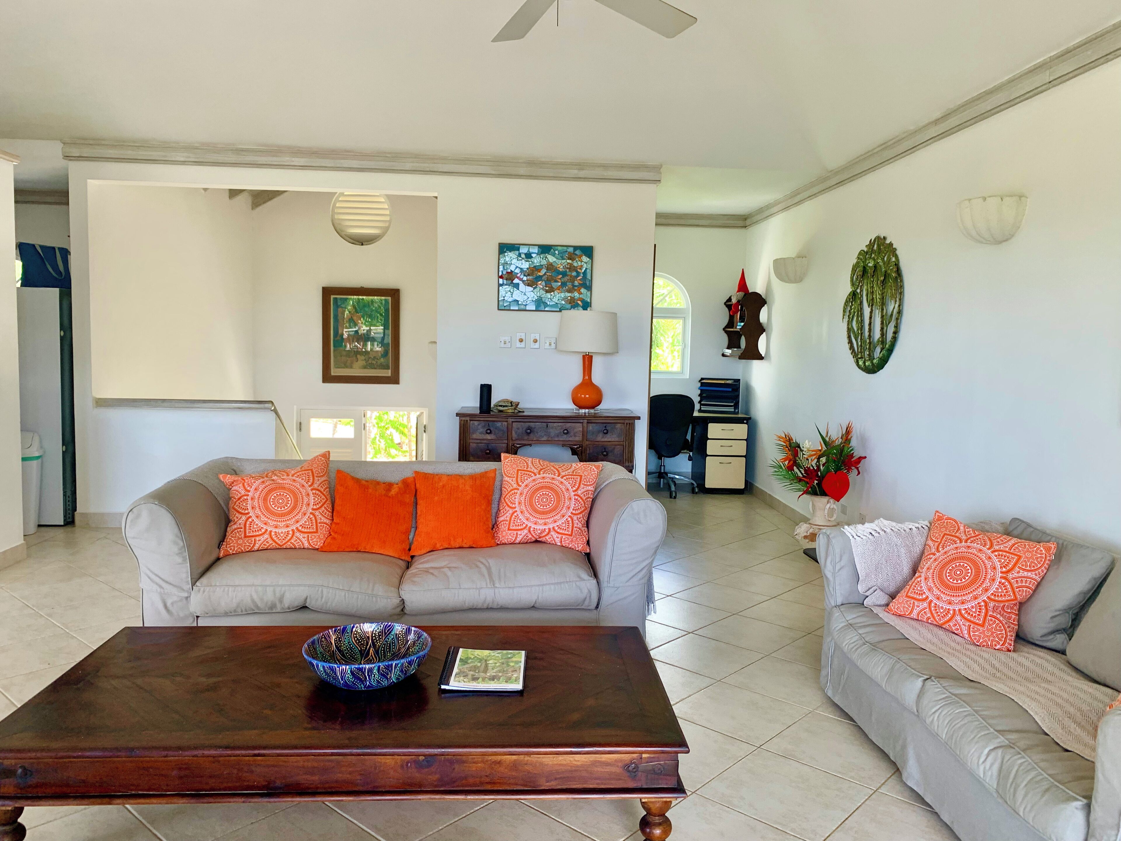 Smart TV, Netflix, ping pong, books