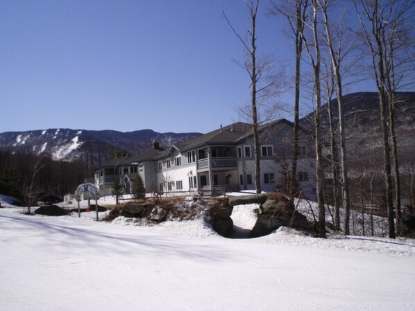 Stunning mountain views from the balcony.