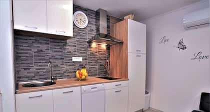 Family friendy apartment near the river and mountains