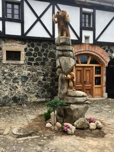 Secluded apartment above the stables in a historical mill house