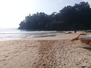 Aan het strand