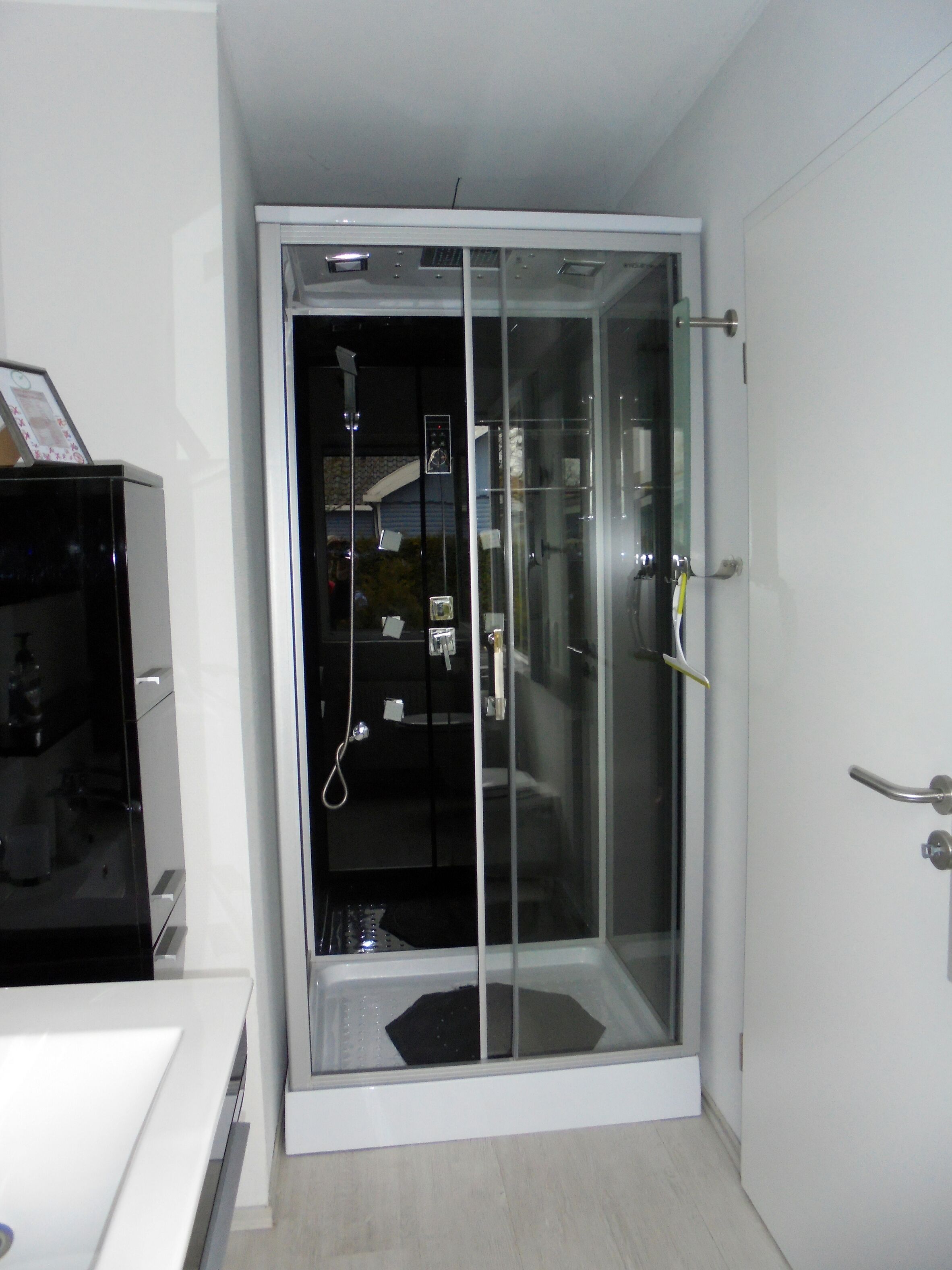 Een douche, een haardroger
