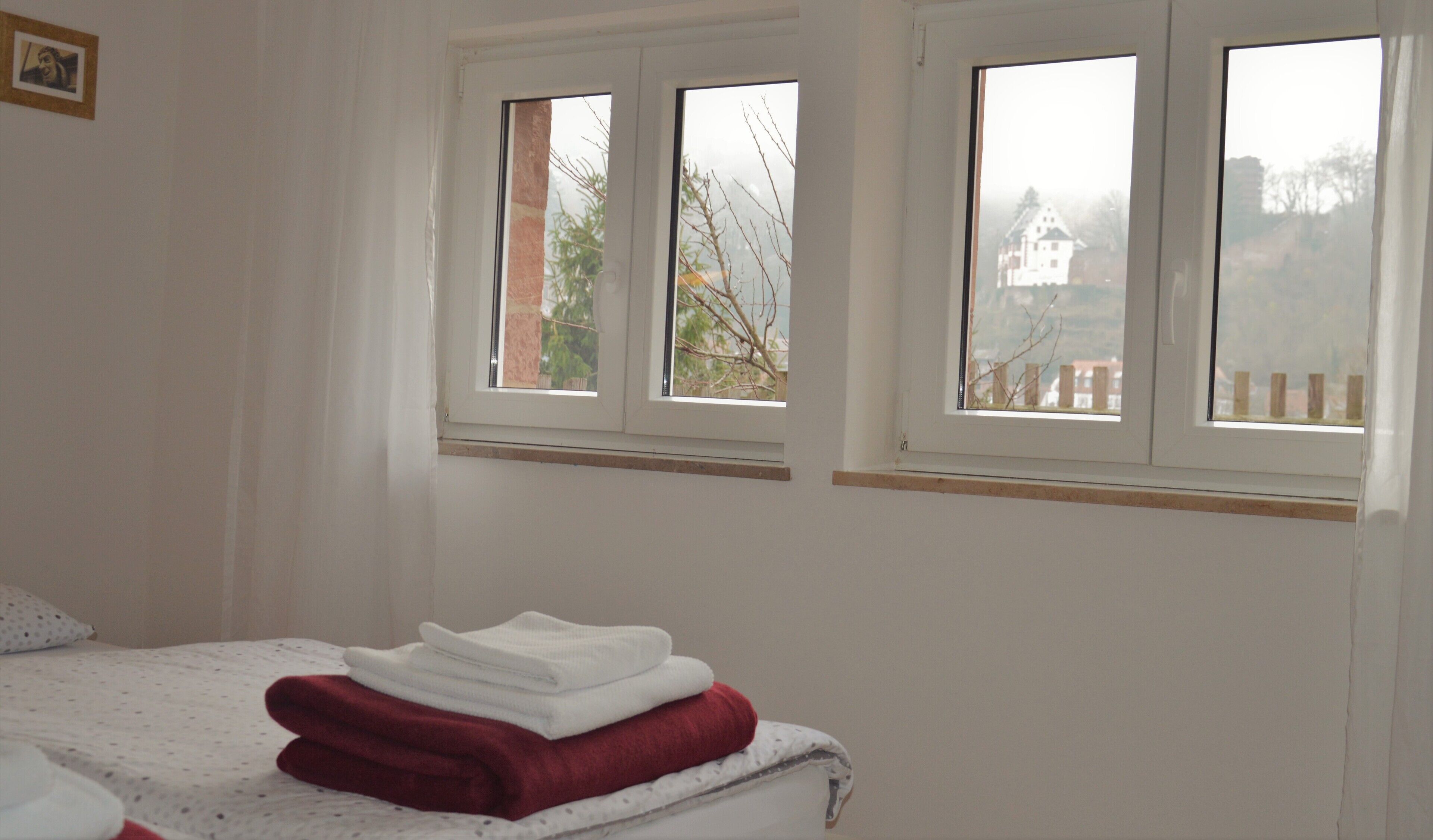 1 makuuhuone, työpöytä, ilmainen Wi-Fi, vuodevaatteet