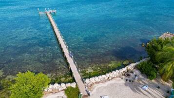 Accommodatie ligt op het strand