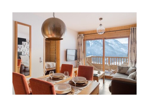 Appart*** Champagny La Plagne-Skis at your feet