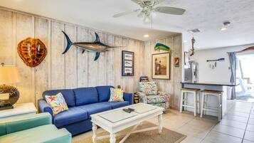 Tv, dvd-spelare och ett filmbibliotek