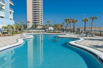 Waterfall pool at Emerald Dolphin