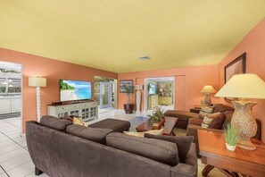 Smart TV, ping pong, books