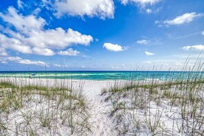 On the beach