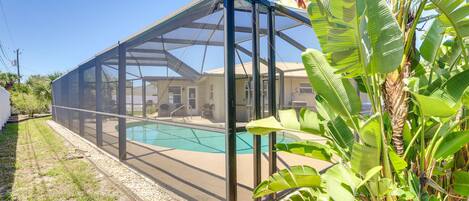 Et oppvarmet basseng